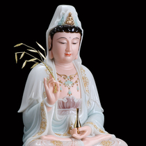 Roundtong Buddha Buddha statue for household living room Han Baiyu Fengyu Buddha like a desktop swing