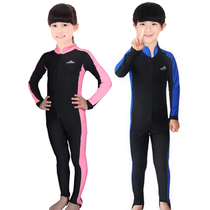 Shark Bart childrens swimsuit boy sunscreen swimsuit long sleeve one-piece swimsuit girl swimsuit diving surf suit