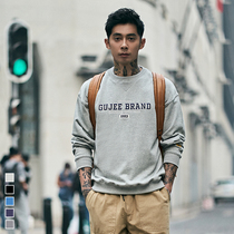 Furnace American fashion pullover print round neck sweater men Korean casual Joker jacket student city coat