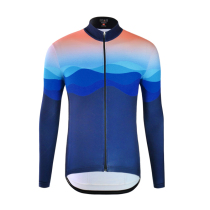 KIAE road bike autumn and winter windproof fleece warm riding clothing mountain bike long sleeve cycling jacket men and women