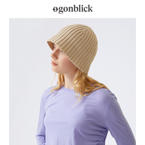 Nordic Moment Warm Knit Hat Lady Autumn winter 100 hitch cold protection ear hair line hat Cold hat Han version Chauhat children