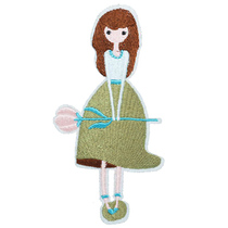 The exclusive logo of the ladies of love such as cloth bottom embroidery magic paste can be changed according to the request