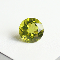 3 06 carat natural olive stone round jewelry nude stone good fire color shiny clean up for men and women