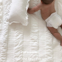 fafamarket Korea imported ins Wind comfortable soft wash do old craft bed cover quilt