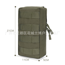 1000D small zipper bag tactical sundries bag outdoor military fan MOLLE system accessory bag hanging bag
