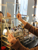 Upscale First Accessories Box Earrings Necklace Containing box Light and large capacity Accessories Cosmetics shelve Dresser Dresser