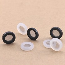 4 points stainless steel mesh gasket silicone rubber flat gasket hose seal ring water heater 15 inlet pipe 304 filter