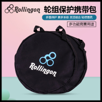 Rollingon wheel pack double wheel set pack pack scooter bicycle wheel pack 12 inch pulley gear pack tide