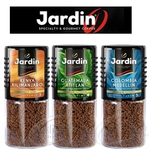 Russian bottled pure black coffee Instant coffee powder Bitter coffee 95g refreshing drink