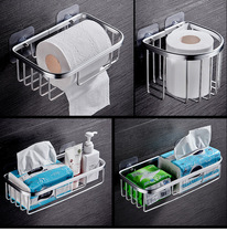 Toilet tissue box toilet paper box toilet paper rack roll paper box creative toilet paper rack free of punching