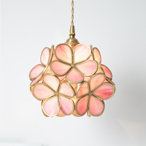 Nordic girl bedroom bedside petal chandelier simple modern Japanese bar ins creative personality warm net red