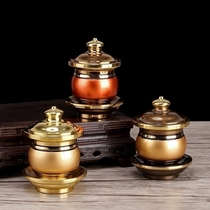 Taiwan Wan Yutang Copper Cup for Buddha Water Cup Pure Copper Buddha Cup Great Sadness Water Holy Cup for Guanyin Water Cup