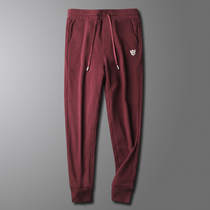 2020 autumn new pants mens sports pants drawstring closure small feet casual pants mens trendy brand sweatpants spring style