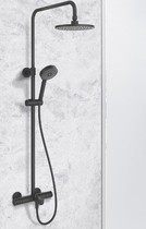 Kohler K-28654T-9-2BL K-28655T-9-2BL Vedo thermostatic three water shower column