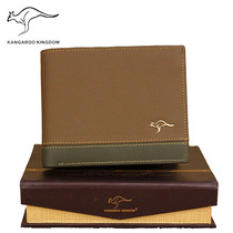New Kangaroo Mens Wallet Short Head Clothing Wallet Thin Coloring Youth Wallet Men