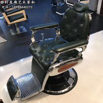 Export vintage barber chair Hair chair can be put down hair salon special barber chair shaving chair Beauty chair