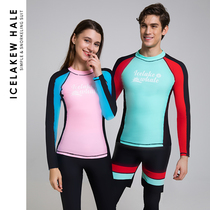 Sun Protection Wetsuit Womens Floating Diving Long Sleeve Swimsuit Lovers Jellyfish Surf Split Suit Speed Dry Drifters