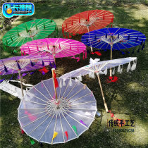 Ancient new umbrella Han clothing is strong and durable ancient parachute photo of the umbrella flow of Su Umbrella transparent co - prop umbrella