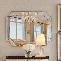 Simple modern bedroom Chinese mirror bathroom mirror bathroom mirror wall hanging mirror wall mirror wall bathroom mirror cosmetic mirror