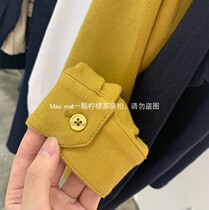 It is recommended that multiple pieces of solid hand feel long velvet combed cotton combined with comfortable and more formal shirt collar t-shirt women