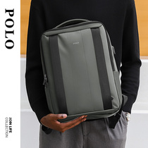 POLO backpack mens shoulder bag large capacity trend ins computer bag student schoolbag travel business trip 2021 New