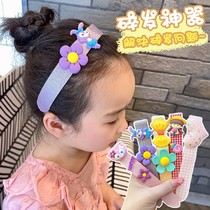 Children's broken hair magic hair pin hoop little girl Star Dilu Liu Hai crushed hair artifact baby head hoop