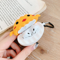 airPods1 protective cover anti-lost rope Bluetooth earphone cover silicone cartoon Apple wireless ipod case cartoon airpods2 box tide charging warehouse soft case second generation cute in-ear headphones