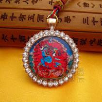 YC4334 boutique Diamond indignant Lotus Master thangka brand womens necklace Tibetan dharma will bond pendant customization