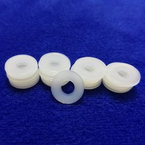 Nylon plastic gasket Round insulation flat pad Plastic screw hard washer White Huashi meson m2-m12