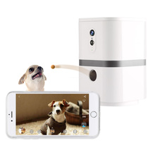 Intelligent automatic feeder dog pet cat feeding machine camera mobile phone remote interactive monitoring companion