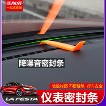 Gap Soundproof Front Windshield Sealant Strip for Modern Fista Central Console Conversion Instrument Counter 2019