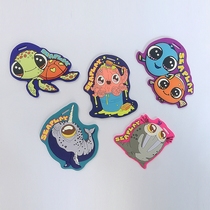 SEAPLAY BIG EYES Cartoon Luggage Hanging Tag Super Cute Buy Full Set Summoning God Dragon