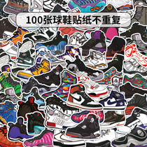 AJ Jordan Flying Basketball Shoes Tips Luggage Box Men's Laptop Walls Decorated Waterproof Stickers