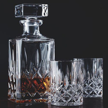 XIANGXIN Crystal Glass Large Whiskey Cup Awakening Wine Bottle Wine Set Beer Goblet