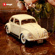  Bimei Gaozhong Beetle model 1:18 simulation classic car model Alloy car model original factory