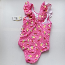Foreign trade Original single Childrens swimsuit Ins girl Female baby one-piece swimsuit holiday spa swimsuit
