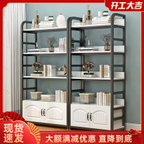 Bookshelf shelf landing household debris household debris shelves iron storage shelves living room childrens simple bookcase