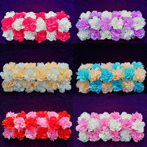 Wedding Dahlia Row Flower Hydrangea Rose Row Arch Flower Door Catwalk Flower Road Flower Wall Wedding Prop Supplies