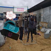 Bath rack rural outdoor household bath rack free water bag cloth nozzle thickened inch tube