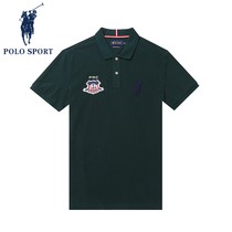 Polo Sport Men Polo Shirt Summer Short Sleeve Pure Cotton Easy American Casual Top T Shirt