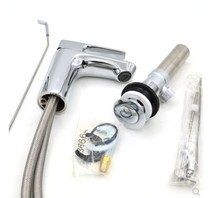 Kohler K-R72312T-4-CP Leo single washbasin faucet