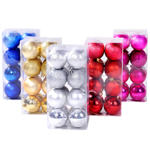 Christmas decorations Colorful Christmas Balls Bright electroplating barrel colored balls Christmas Tree pendant decoration pendant