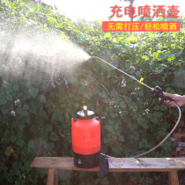 Small electric sprayer household lithium battery watering flowers agricultural spraying cucumber point flower 5L 8 liter spray kettle