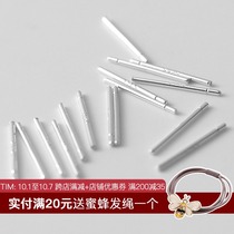 Korean version of temperament Korean jewelry maintenance ear bone stick raising ear hole 925 white ear nail ear jewelry