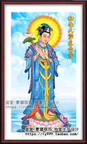 Buddha statue cross-stitch Buddhism to Bodhisattva hanging paintings Cross-stitch temples dedicated to Bodhisattva line embroidery portrait non-finished products