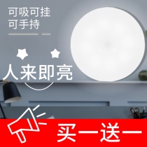 Automatic human body induction night light charging led home voice control light control dormitory wardrobe aisle corridor bedside light