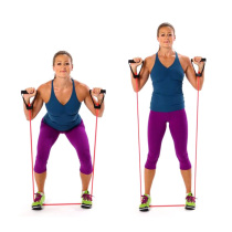 Pull rope pull piece resistance band multi-functional elastic rope strength training arm elastic band for men and women