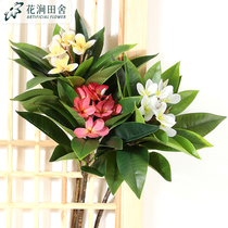 Chicken Egg Blossom Leaf Emulation Flower 2021 New Living-room Fake Flower Pendulum Piece Furnishing High-end Pendulum Flowers Decorated bouquet High branches