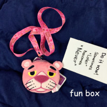 Korean Girl Heart Student Mini Coin Bag Embroidered Halter Neck coin bag Plush doll keychain bag pendant