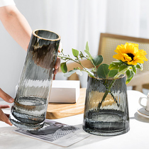 Light Extravaganza Creative Minimalist Transparency Glass Vase Living Room Flower Arrangement Water Raising Flowers Table Floral Nordic Style